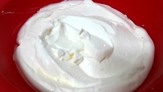 How to whip cream  Homemade Whipped Cream frosting [upl. by Ellezig]