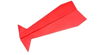 How to fold the best paper Airplane that flies Far  Paper plane easy [upl. by Anahsit]