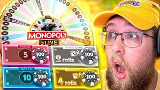 MY NEW STRATEGY ON MONOPOLY LIVE BIG BETS [upl. by Bergstein]