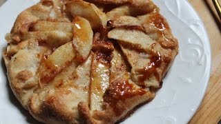 Apple Galette Recipe  Free Form Apple Cinnamon Pie Recipe [upl. by Trudy]