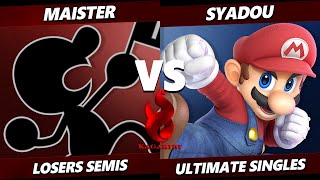 PreKagaribi LOSERS SEMIS  Maister Game amp Watch Vs Syadou Mario Smash Ultimate  SSBU [upl. by Cooley]