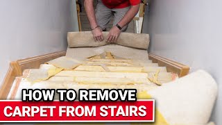 How To Remove Carpet From Stairs  Ace Hardware [upl. by Nai]