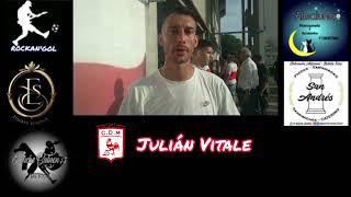 nota a Julian Vitale de moron luego del empate sin goles ante temperley [upl. by Behnken]