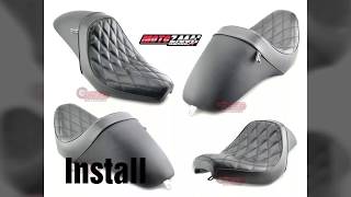 Install Honda Rebel CMX 300 500 Replacement Seat Double  V1 V2 Motozaaa [upl. by Hill]