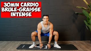 CARDIO 30MIN BRÛLEGRAISSE COMPLET À LA MAISON [upl. by Einnaoj]