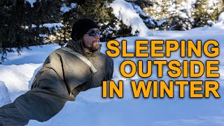 How to Bivy in Winter  Tips for winter nights in the outdoors [upl. by Yadrahs]