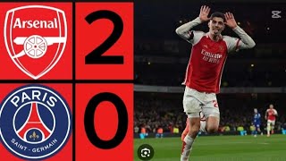 PSG vs ARSENAL 20All goals and highlights  UCL match 2024 [upl. by Essiralc]