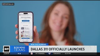 Dallas rolls out new 311 website app [upl. by Timothea]