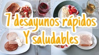 MENU DE DESAYUNOS RÁPIDOS Y SALUDABLES ♡ PARA NIÑOS Y ADULTOS  INSPÍRATE CONMIGO 🎀 [upl. by Junna808]