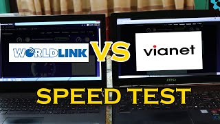 Worldlink Vs Vianet  Live Speed Test [upl. by Bartel]