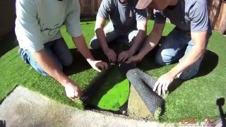 How to properly install artificial grass  Bella Turf [upl. by Rodenhouse]