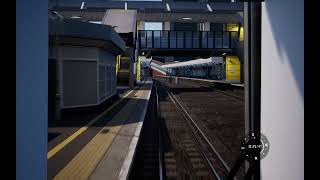 TSW5  London Commuter  London to Brighton  Cabview [upl. by Ainavi]