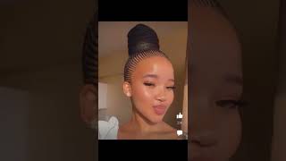 New Pinterest Ponytail Braids Styling Compilation for Black Women to Rock This Season 2024 shorts [upl. by Ahsytal]