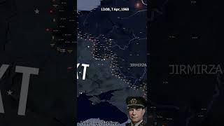 OMSK Vs Einheitspakt  Hoi4 Timelapse hoi4 timelapse ww2 shorts history tno germany russia [upl. by Nadeau]