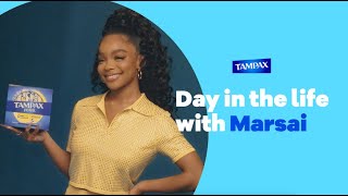 A Day in the Life of Marsai Martin and Tampax [upl. by Kiel]