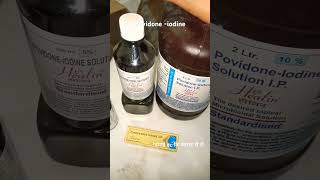 Povidone  iodine Uses in Hindi mediinformer [upl. by Sissie]