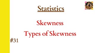 Skewness  Skewness in Statistics  Skewness and its coefficient measures Skewness moments [upl. by Asereht]