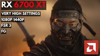 RX 6700 XT  GHOST OF TSUSHIMA [upl. by Necyrb]