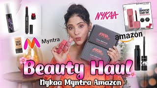 Nykaa Best Of Beauty haul  affordable nude lipstick under 125 Rs haul [upl. by Chara]