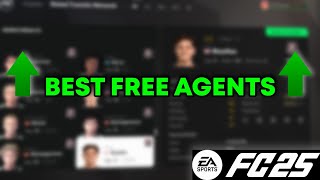 Best Free Agents in FC25 Career Mode [upl. by Analla]