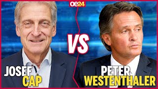 FELLNER LIVE Josef Cap vs Peter Westenthaler [upl. by Idolah]