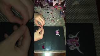 How to make gem cluster bling for face painting tutorial [upl. by Komarek]