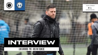 INTERVIEW  Luke Garrard pre  Halifax Town A 8th March 2024 [upl. by Morry324]