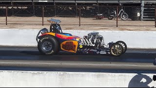 AAFuel Altereds  Wally Parks Nostalgia Nationals 2023 [upl. by Akkahs]