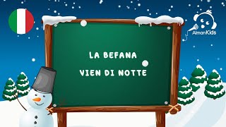 LA BEFANA VIEN DI NOTTE 🎤🍬 Alman Kids Karaoke [upl. by Gainer]