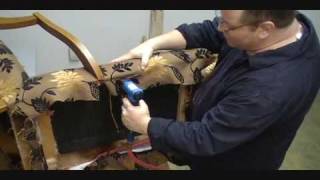 How to upholster a Chair Chapter 8 [upl. by Solegna829]