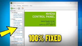 Nvidia Control Panel Not Opening in Windows 11  10  8  7  How To Fix Problem Nvidia Wont Open ✅ [upl. by Nanreik8]