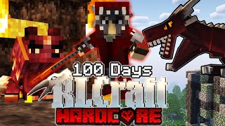 Surviving 100 Days in HARDCORE RLCRAFT [upl. by Eilyak]