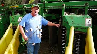 How a Cotton Picker Works  Nixon Farms in Baker Florida [upl. by Tobie]