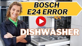 e24 on a Bosch Dishwasher [upl. by Shaver]