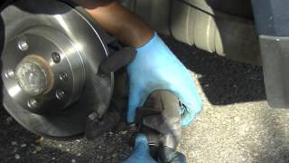 VW Golf Jetta Rear Brake Pads and Rotor Disc Change Simple amp Easy [upl. by Duhl376]