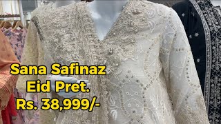 Sana Safinaz Eid Pret Collection 2024  Sana Safinaz Maya Ali Collection [upl. by Osborne388]