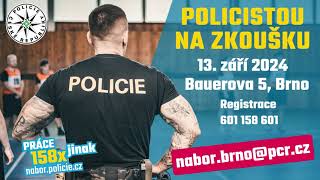 Policie ČR Pozvánka na workshop – POLICISTOU NA ZKOUŠKU [upl. by Suicul]