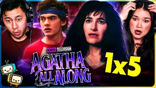 AGATHA ALL ALONG 1x5 Reaction  Marvel  Kathryn Hahn  Aubrey Plaza [upl. by Ramso]