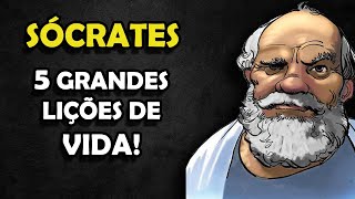 5 GRANDES LIÇÕES COM SÓCRATES  O Maior Filósofo de Todos os Tempos [upl. by Reel]