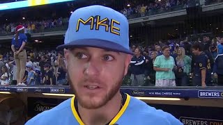 Mike Brosseau reacts to 54 win and his solo home run against Toronto [upl. by Alfonzo]