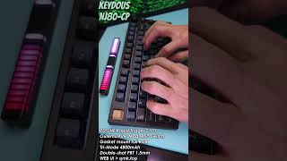 Keydous NJ80CP HE typing soundsstock shorts [upl. by Nnaytsirk]