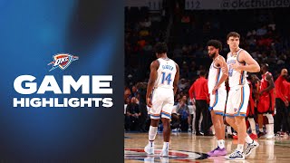 OKC Thunder vs Houston Rockets  Preseason  Game Highlights  October 9 2024 [upl. by Ttreve]