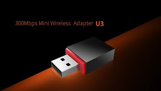 Tenda U3  USB Adapters  300Mbps Mini Wireless 11N USB Adapter [upl. by Irollam]