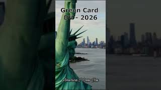 Shorts ГРИН КАРД ЛОТЕРЕЯ DV2026 ОБЪЯВЛЕНЫ ДАТЫ Розыгрыша Green Card Lottery DV 2026 dv2026 [upl. by Ellirehs]