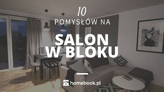 Jak urządzić salon w bloku  10 pomysłów aranżacja wnętrz projekty [upl. by Arlo]