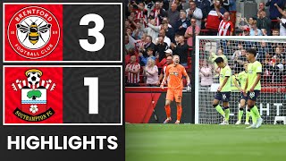 HIGHLIGHTS Brentford 31 Southampton  Premier League [upl. by Camile592]