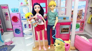 Miraculous Ladybug Doll Family LOL Surprise Baby Morning routine House Cleaning Bébé Miraculous [upl. by Nired770]