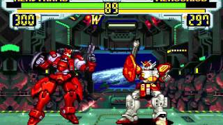 Gundam Wing Endless Duel Super Famicom Story Mode as TrowaHeavyArms [upl. by Uot]