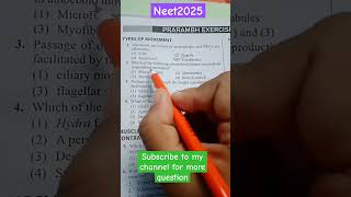 Locomotion and movementneet neet2025 biology yakeen pw aiims study shorts motivation vlog [upl. by Hosea]