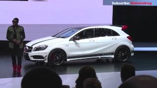 Mercedes A45 AMG Edition 1 LIVE Premiere 2013 Geneve Motor Show [upl. by Larrad]